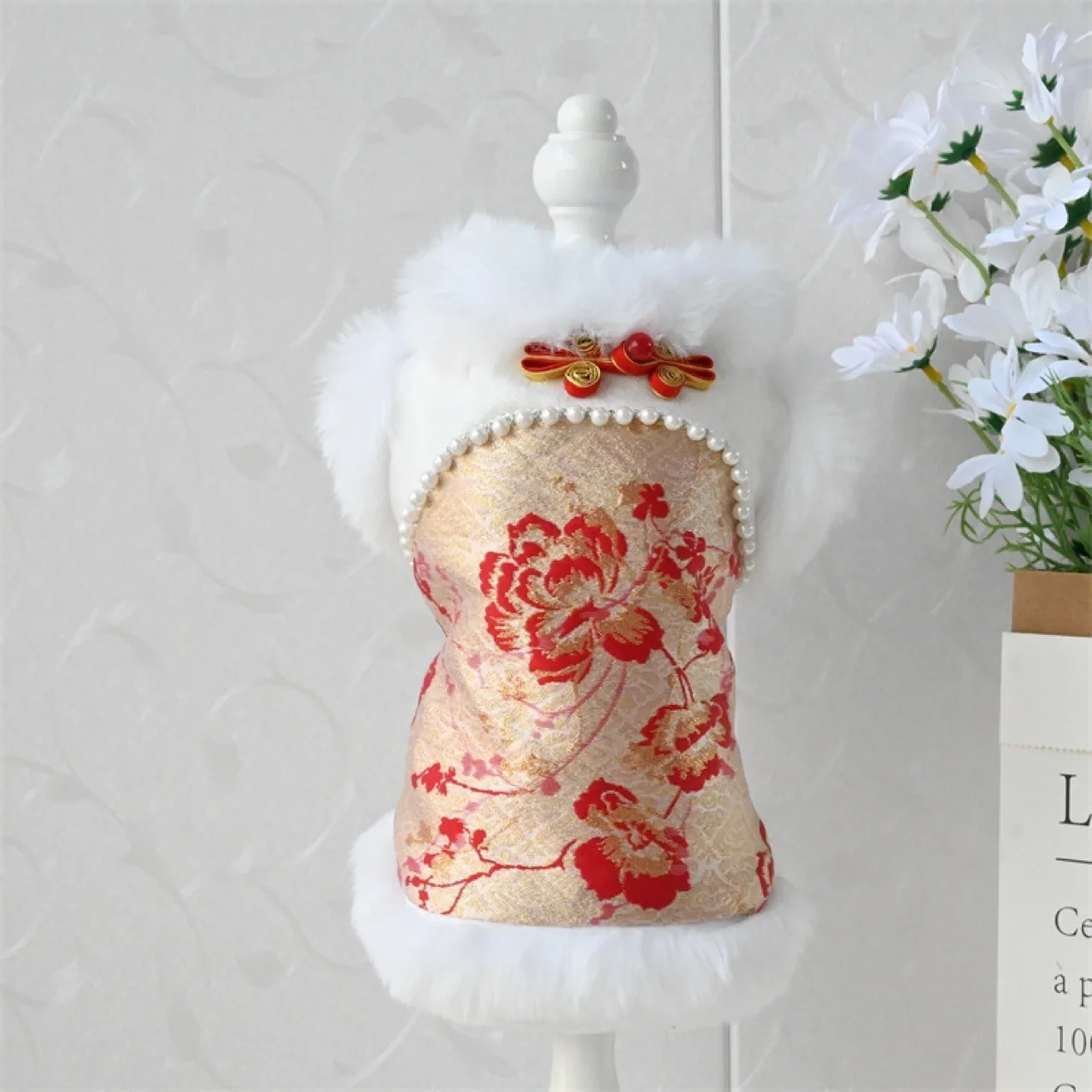 Ropa Tang de Año Nuevo, ropa de invierno para cachorros y perros, Teddy Pet Cat, Año Nuevo Chino, productos para mascotas de otoño e invierno - imagen 3