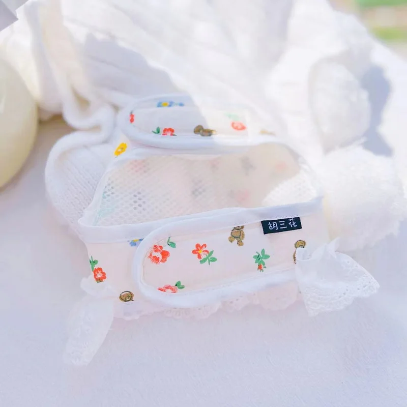 Conjunto de arnés con correa para perro y gato, chaleco de arnés Floral de encaje ajustable para mascotas, vestido de princesa para cachorros, falda para caminar, plomo para Chihuahua y Pug - imagen 3