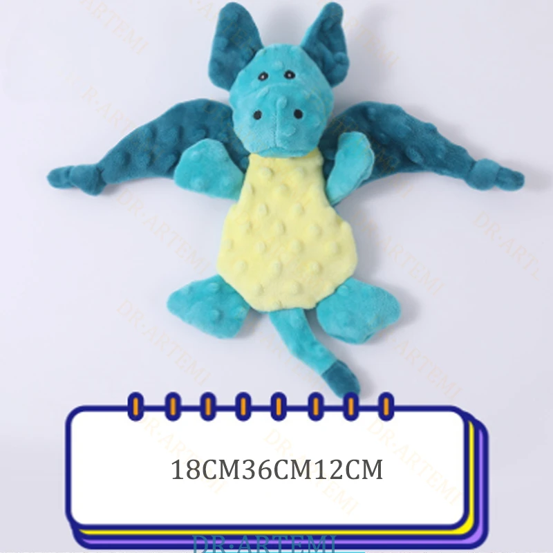 Juguete de terciopelo de felpa para perros, juguete chirriante, juguete masticable resistente a mordeduras, limpieza de dientes molares, perros pequeños, medianos y grandes - imagen 2