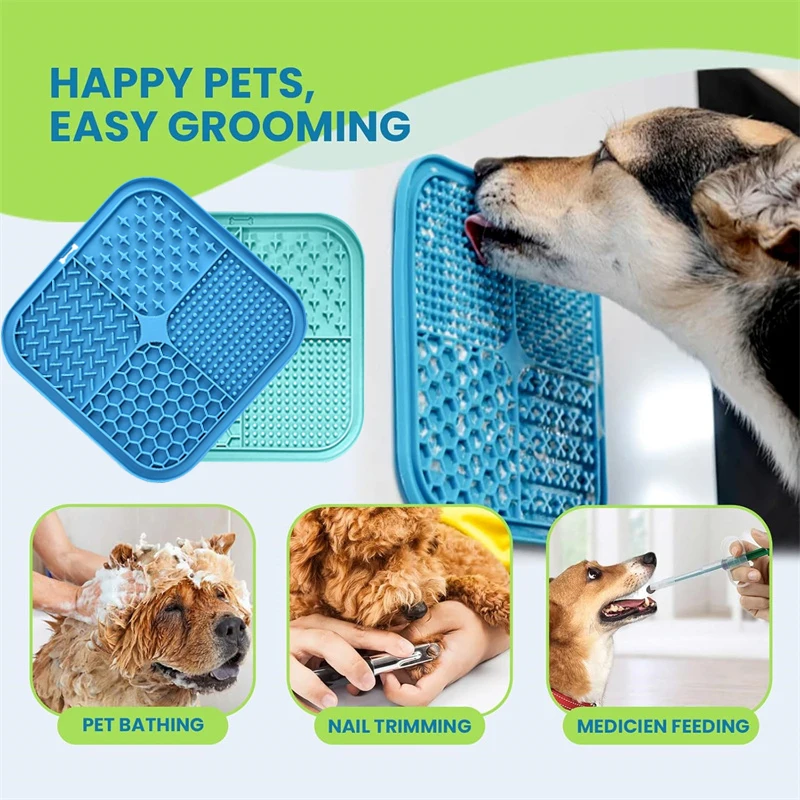 Alfombrilla para lamer perros y gatos con ventosas – Anti-estrés - imagen 3