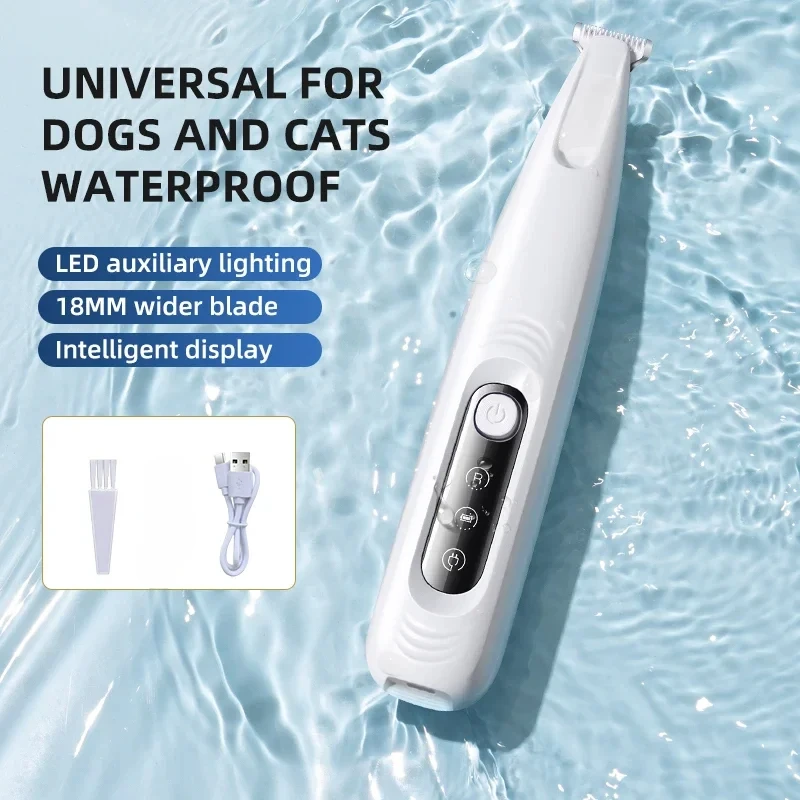 Cortauñas eléctrico perro con luz LED – Recortable impermeable 18mm - imagen 2