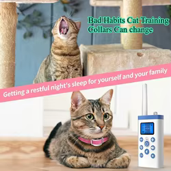 Collar anti maullidos para gato con mando a distancia
