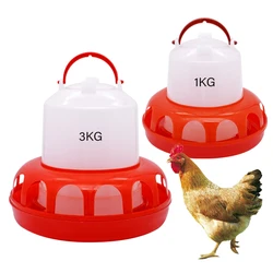 Bebedero automático para aves de corral: pollos y codornices