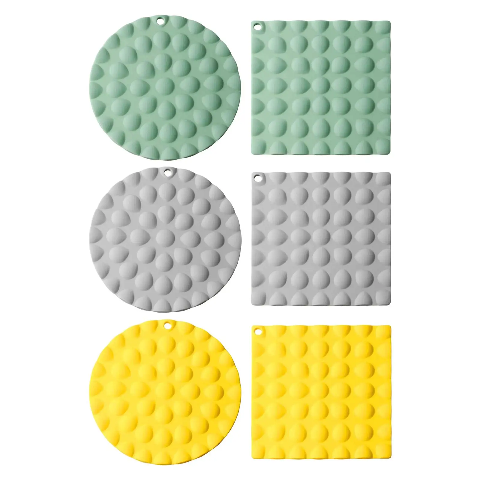 Mantel Individual para mesa de comedor, decoración portátil, versátil, ecológico, antideslizante, caliente, para comedor, cocina, mesa de centro, 2 uds. - imagen 2