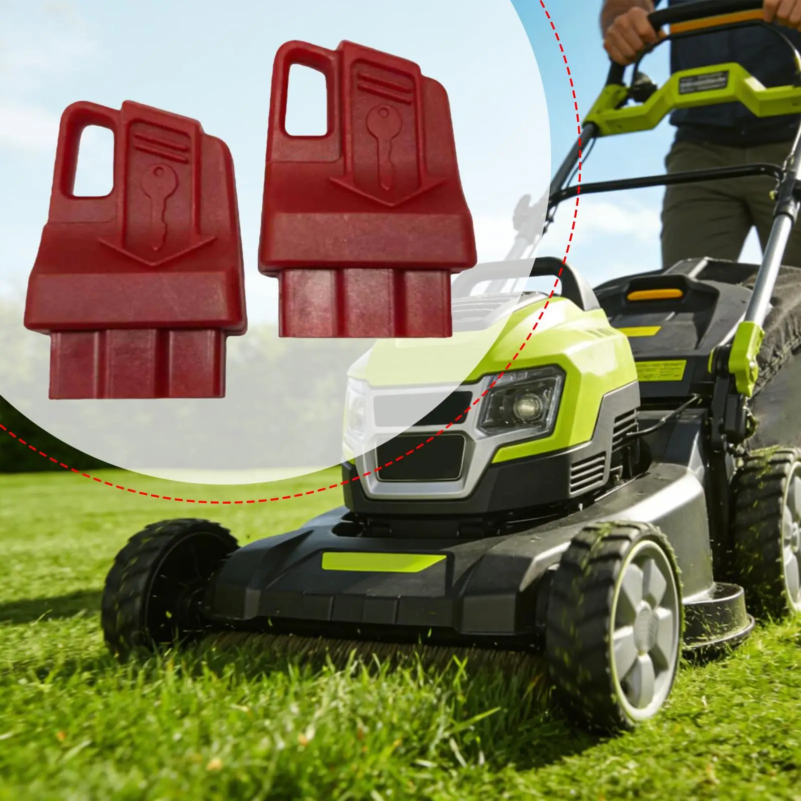 2x 311280001 llaves de inicio pieza componente de equipo de garaje compacto al aire libre reemplaza accesorios de cortacésped mantenimiento para Ry40109 - imagen 2