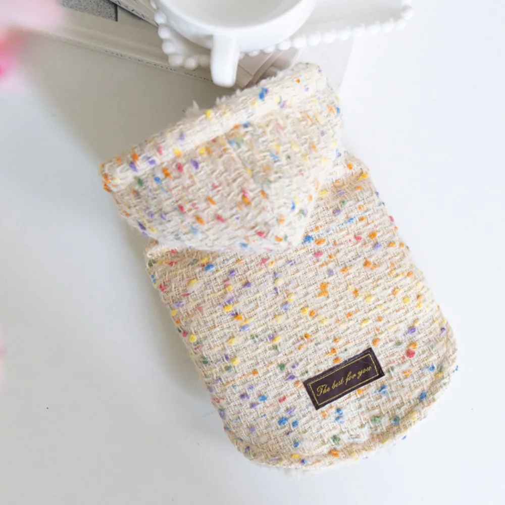 Chaleco de felpa de doble cara para mascotas, chaqueta con capucha para perros y gatos, oso de peluche para cachorros, ropa para perros pequeños, Otoño e Invierno - imagen 5