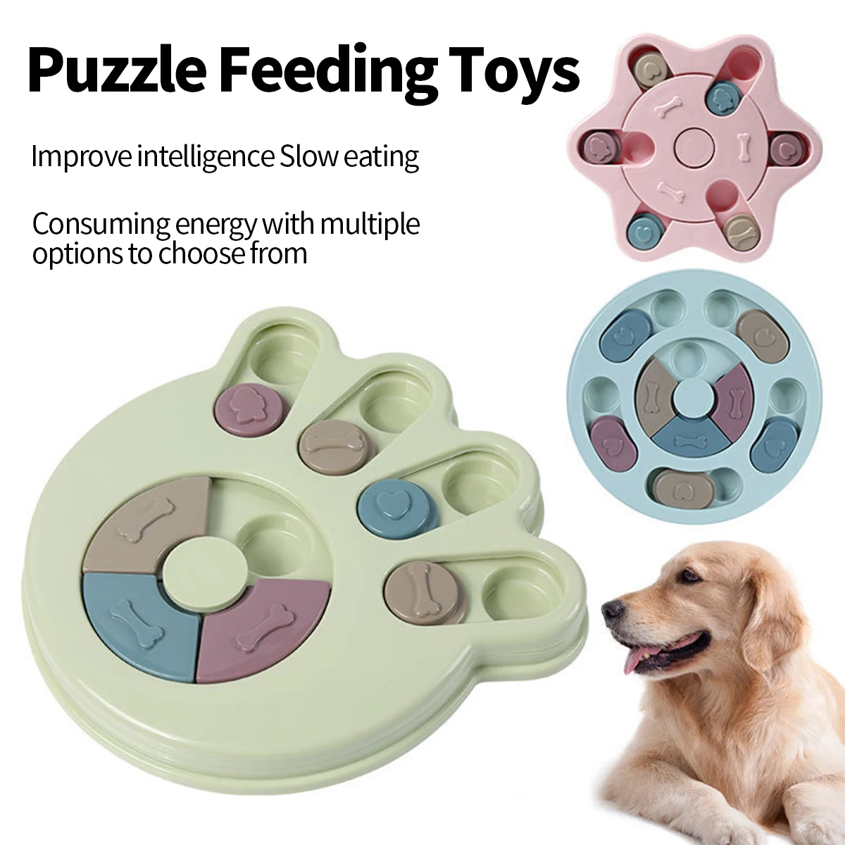 Cuenco interactivo para perros – Alimentador lento y antiansiedad - imagen 4