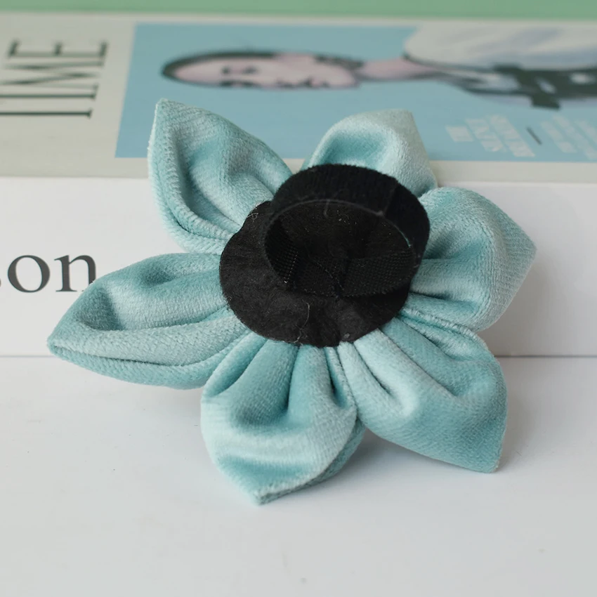 Flor personalizada Pitbull pastor alemán Cocker Spaniel americano Akitas mediano grande grabado nombre franela 29 - imagen 4