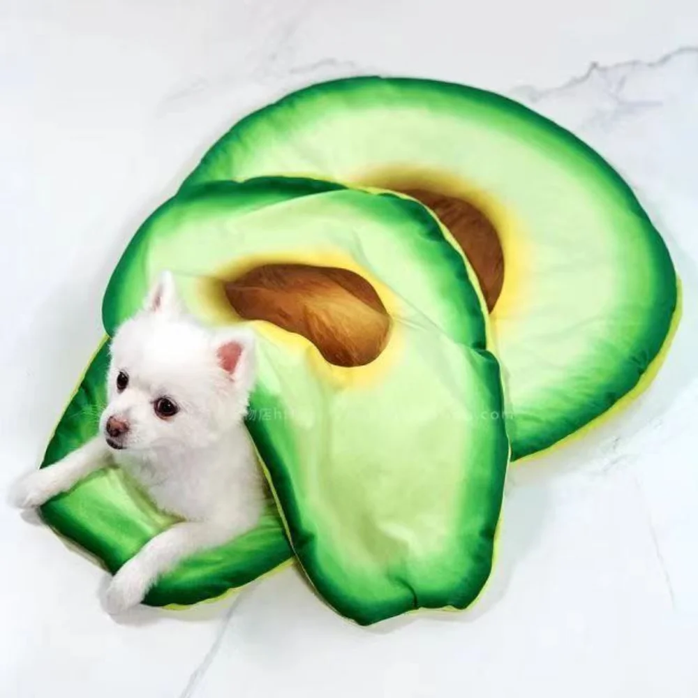 Alfombrilla cómoda para dormir para perros, manta suave y cálida con forma de Pizza, huevo escalfado, novedad, 2023 - imagen 5