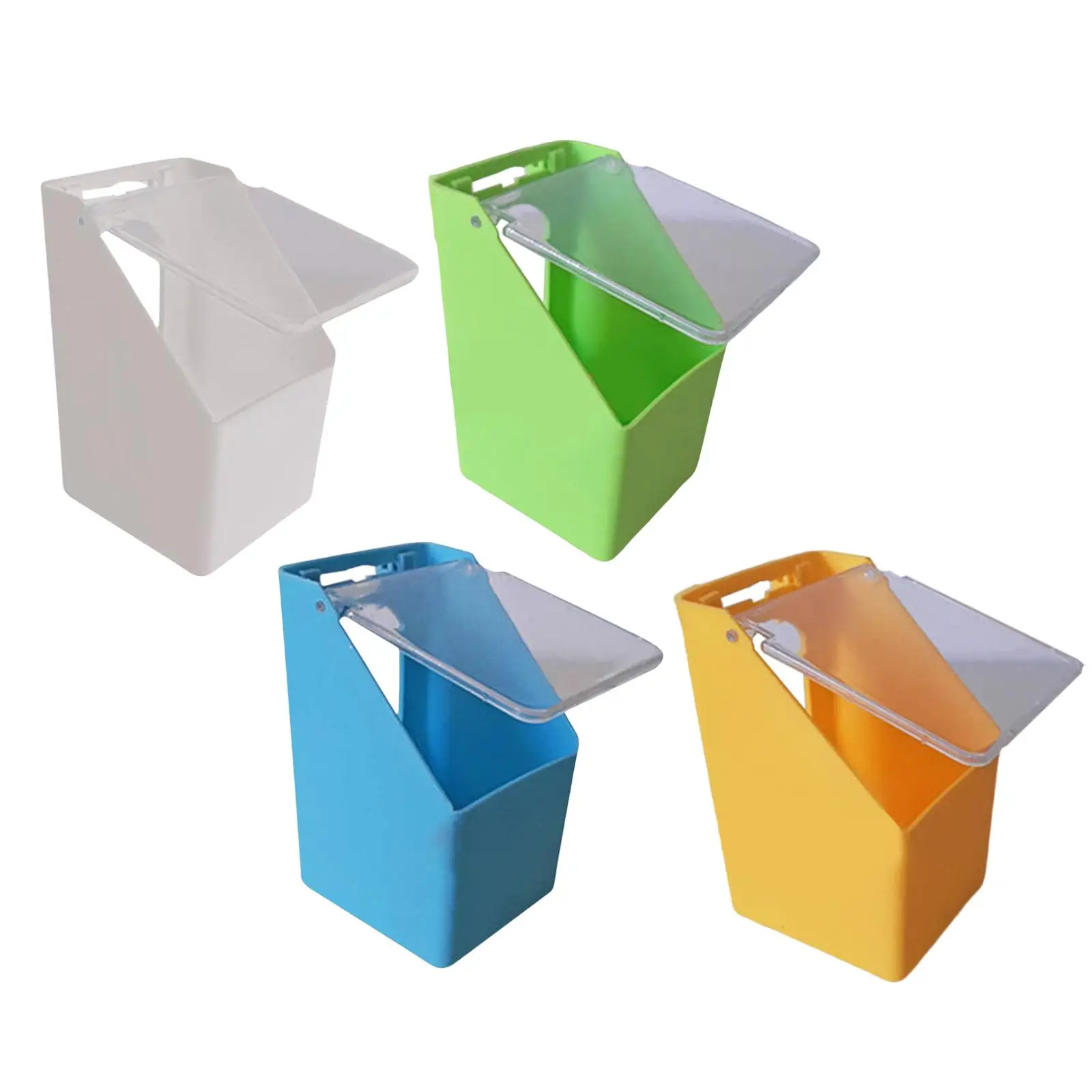 Comedero creativo para comida de pájaros, caja colgante para comedero de palomas con cubierta, contenedor de agua para loros y palomas, suministros de alimentación para pájaros