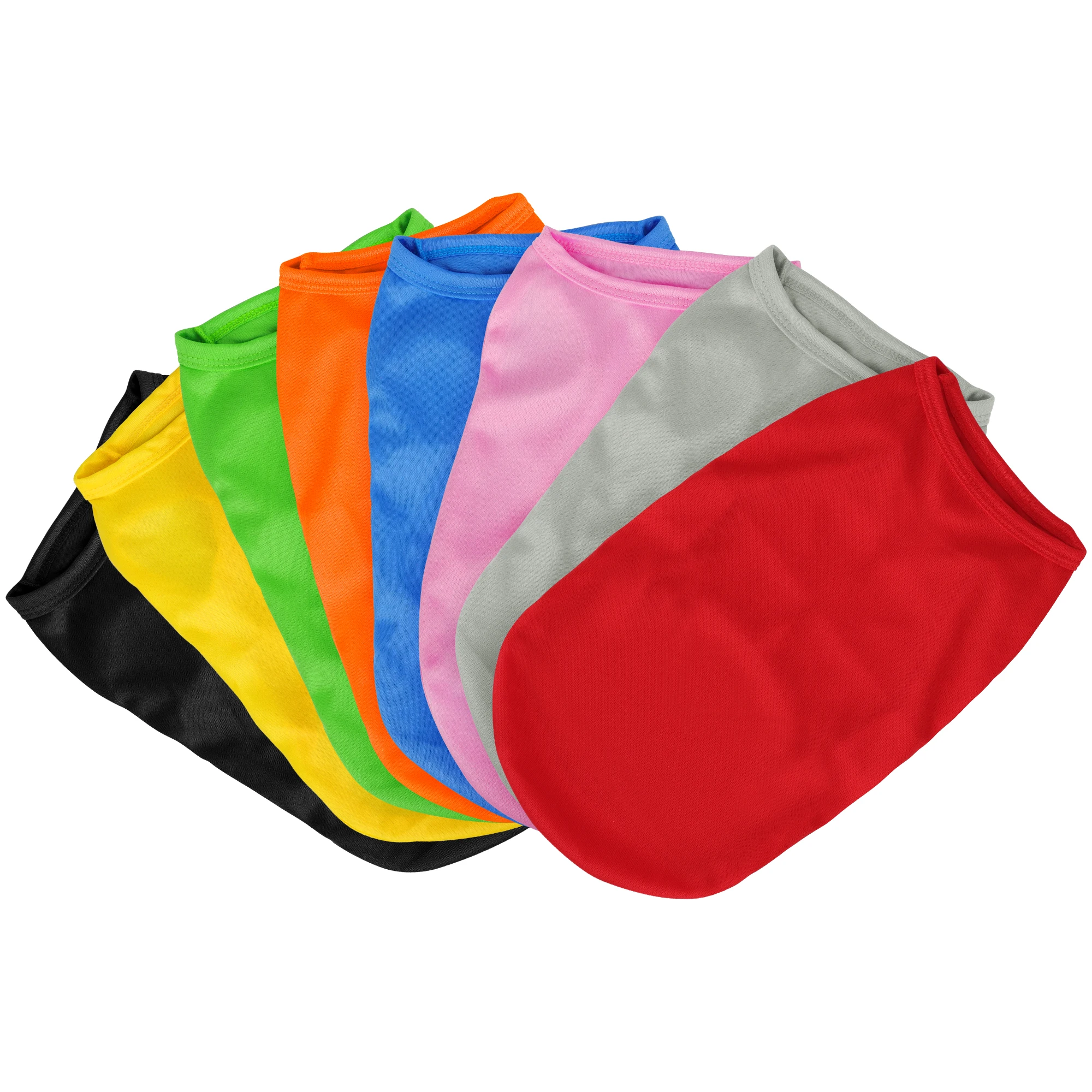 Camisas para perros, Jersey suave en blanco para cachorros, camiseta colorida para mascotas pequeñas, ropa de verano sólida