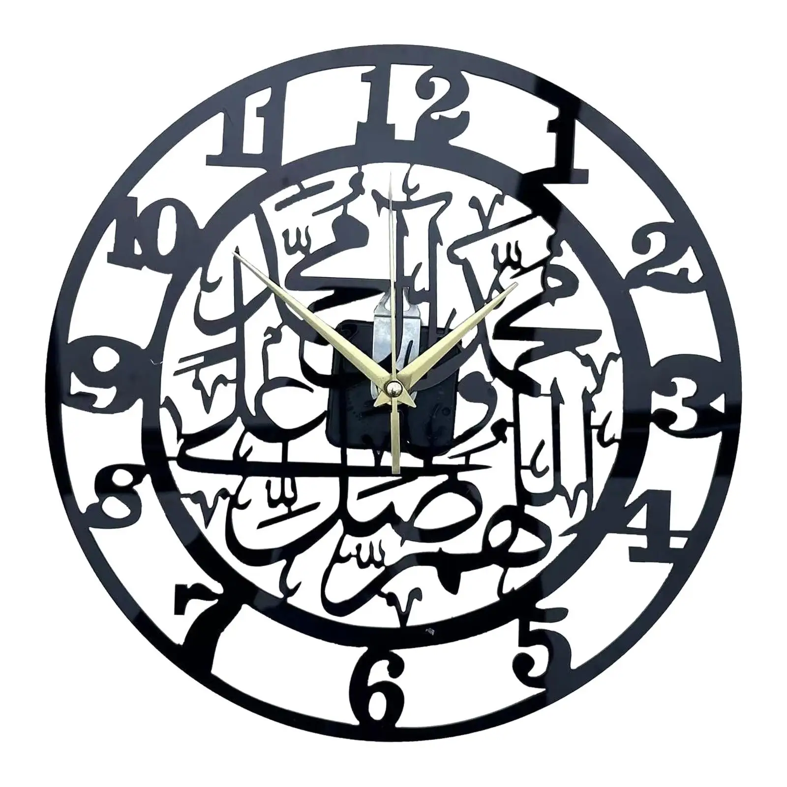 Reloj de pared acrílico para decoración del hogar, reloj colgante de regalo, reloj redondo de 30cm para dormitorio, Navidad, Hotel, aniversario, baño - imagen 3