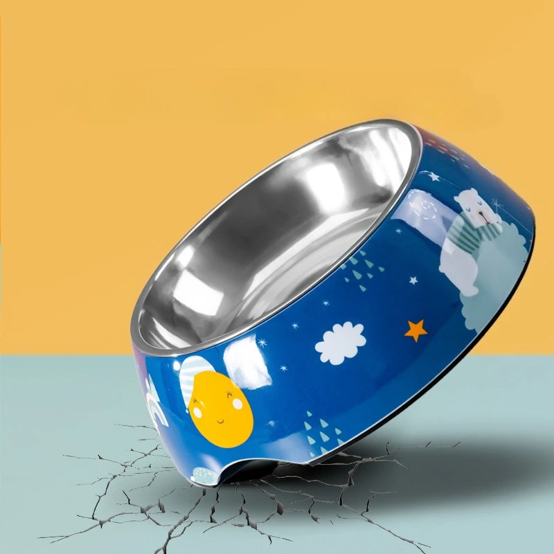 Cuenco antideslizante para perros, para gatos y perros grandes, medianos y pequeños, cuenco para alimentación de agua potable para mascotas, cuenco de comida para mascotas de acero inoxidable - imagen 4