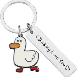 Llavero pato San Valentín para parejas – Regalo original