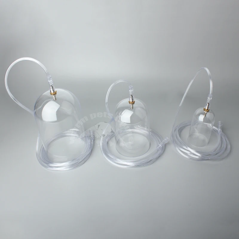 Mascarilla de oxígeno para mascotas, máscara atomizadora para perros y gatos, zorros largos, animales, cilindro - imagen 3