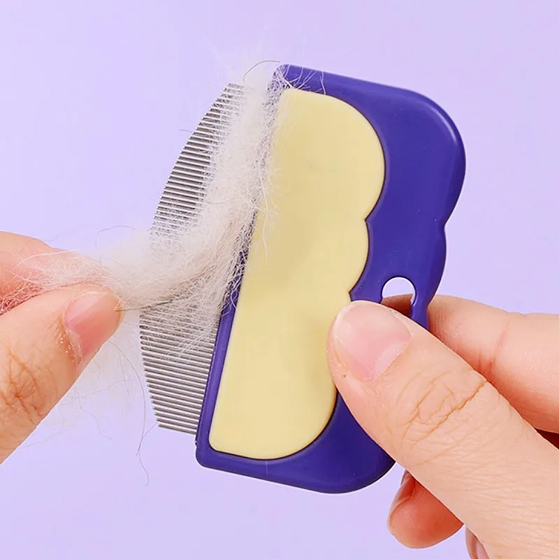 Peine para perros, cepillo para perros con dientes densos, depilación para mascotas, cepillo para el cuidado de perros, cepillos de masaje para gatos, peines para el pelo de la boca y la cara, suministros para mascotas - imagen 4