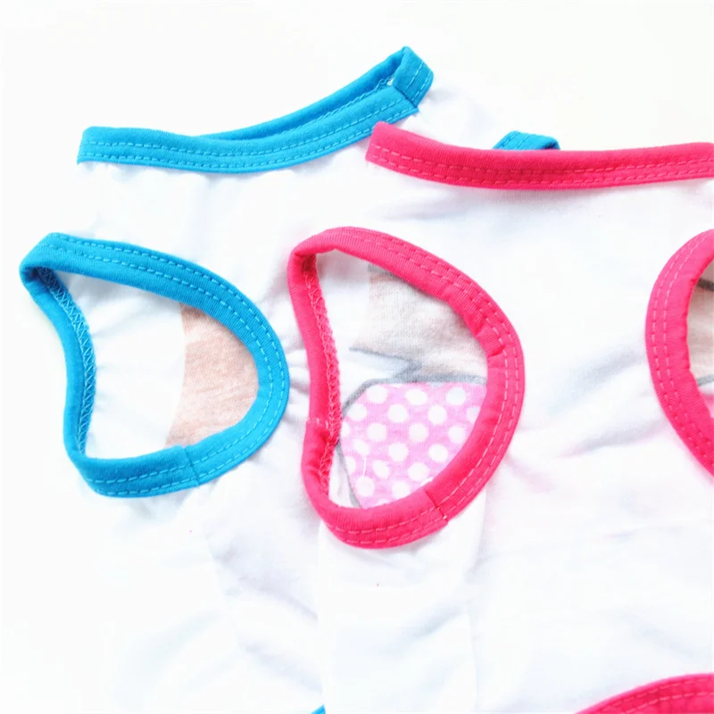 Sphynx-ropa de verano para mascotas, 100% algodón, chaleco con estampado fresco y transpirable, pijamas para gatos y cachorros - imagen 5