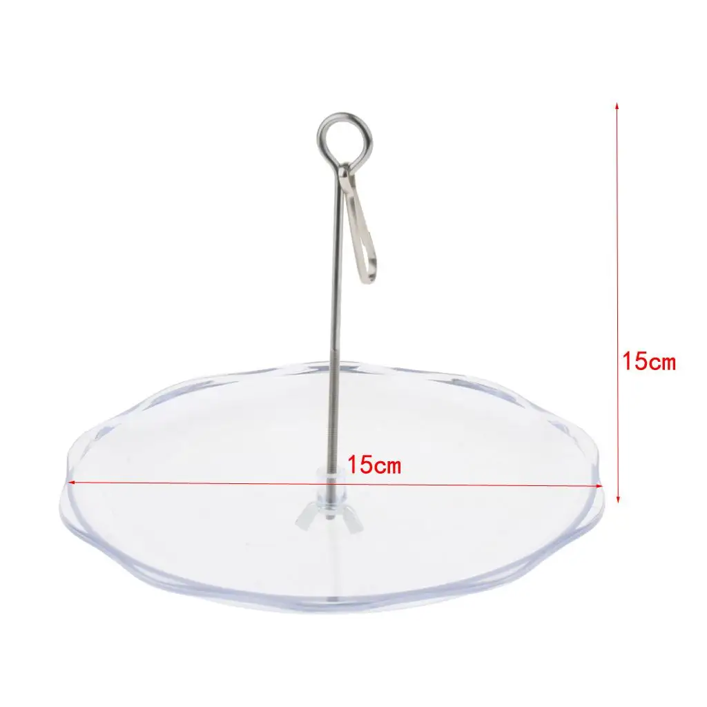 Parrot Holder Fruits Fork Plate Stainless Steel Stick Birds Feeding Parrot Holder Fruits Fork Plate Stainless Steel Stick Birds Feeding