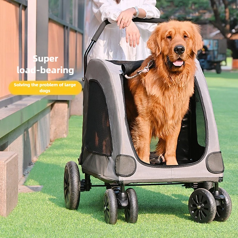 Cochecitos para mascotas, cochecitos plegables portátiles para perros gigantes, carrito para ancianos discapacitados, productos para mascotas