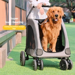 Carrito ortopédico para perros grandes plegable con movilidad reducida