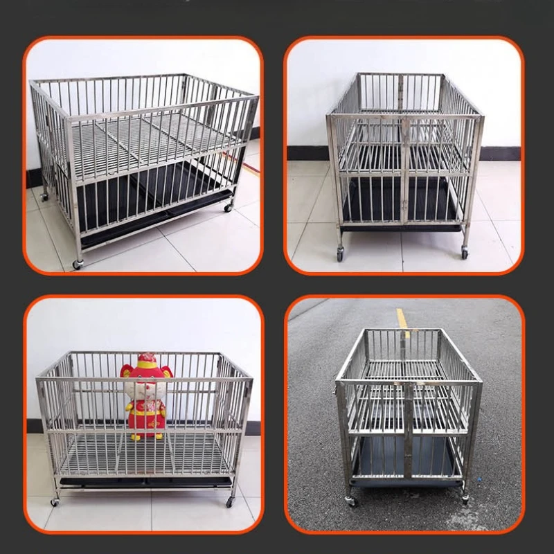 Jaula para perros con cama para correr Jaulas para mascotas Jaula de exhibición para perrera Jaulas de exhibición para perros Productos para mascotas - imagen 5