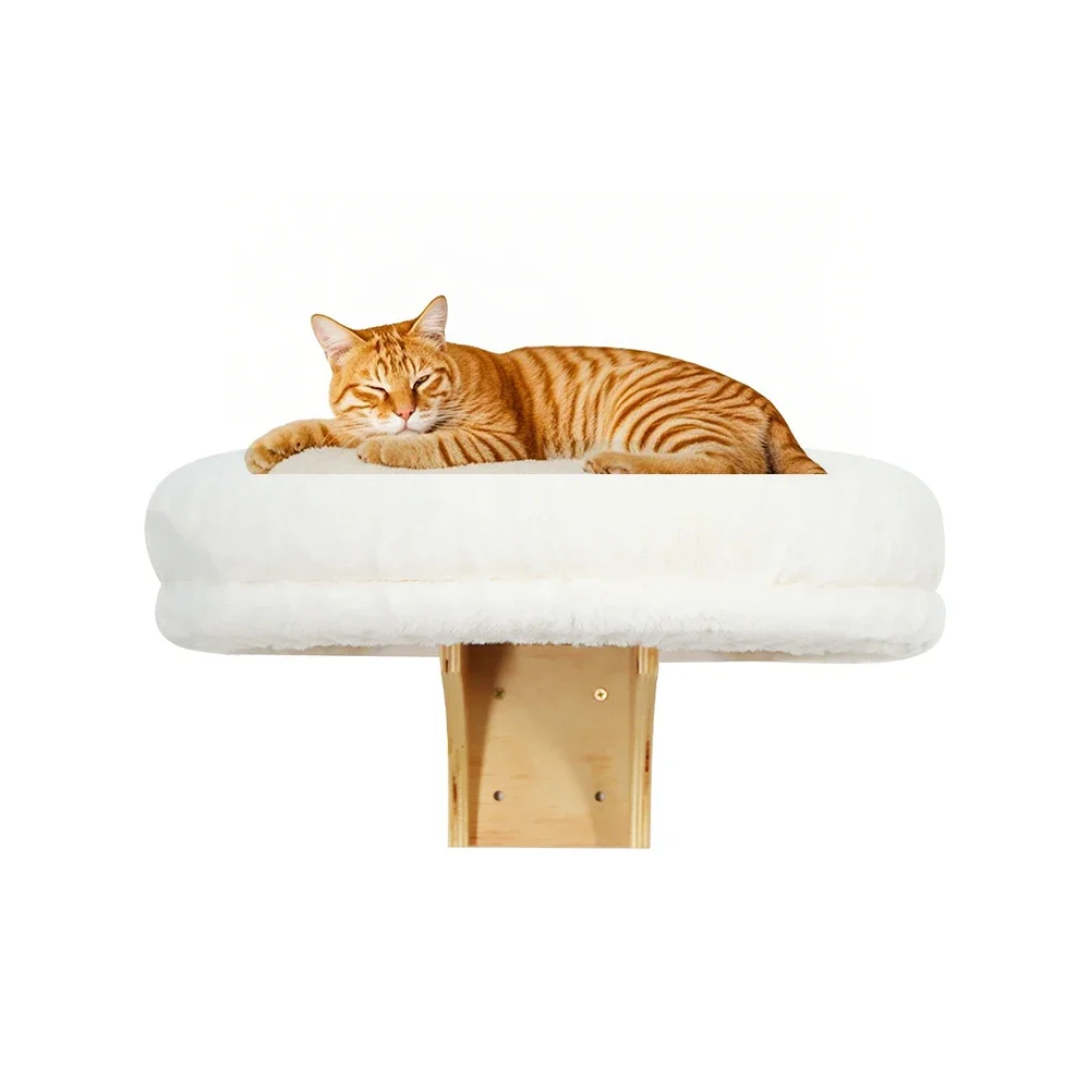 Cama para gatos de pared con base de madera maciza en varios colores La cama para gatos es cómoda y suave Pedal para gatos de pared - imagen 5