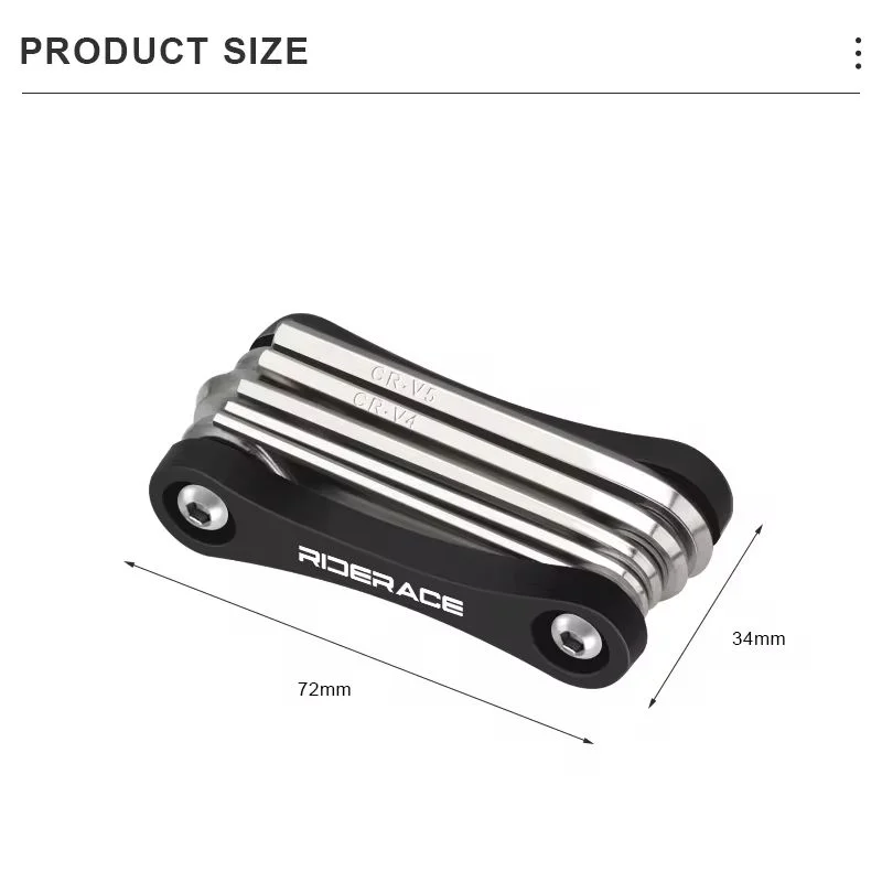 Kit destornillador para bicicleta con llave Allen portátil - imagen 2