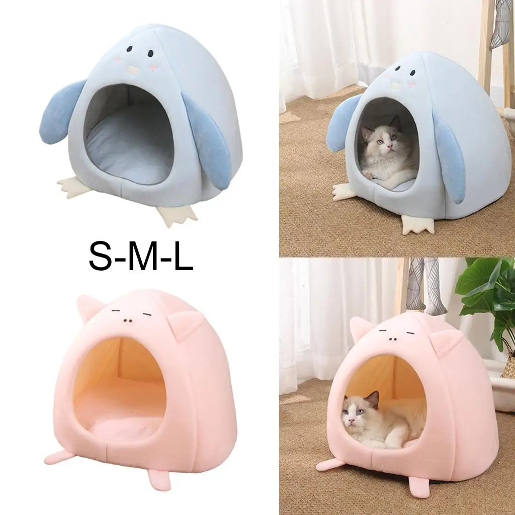 Cama suave para perro Adorable, nido de dormir de invierno para animales pequeños, Gato y cachorro - imagen 5