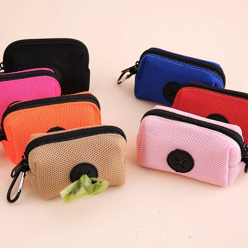 Dispensador de bolsas para excrementos de perros, bolsa de basura para caminar con perros, dispensador de bolsas para excrementos, Mini soporte para bolsas de arena, productos para mascotas - imagen 2