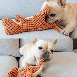 Dinosaurio peluche interactivo para gatos y perros pequeños