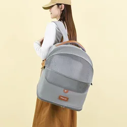 Mochila Oxford para gatos y perros transpirable y duradera