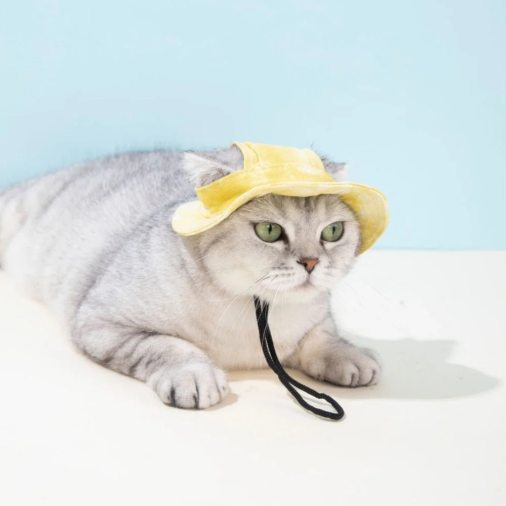 Sombrero solar para mascotas - Protección UV y orificios para orejas - imagen 4