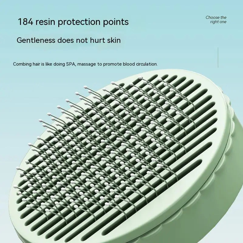 Cepillo de pelo para perros y gatos, cepillo para el cuidado y el cuidado de gatos, peine de acero inoxidable para limpieza de perros de pelo largo, accesorios para perros y mascotas - imagen 3