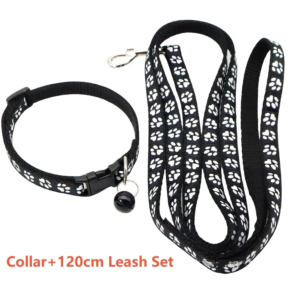 Collar con campana y correa para gato – Set para gatitos - imagen 2