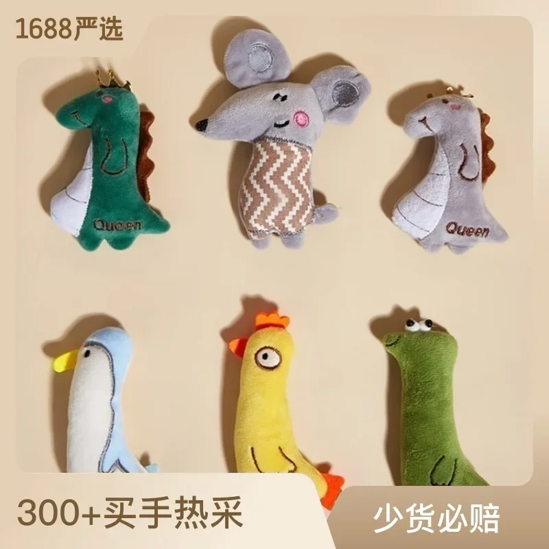 Juguete de peluche para gatos, almohada para rechinar los dientes, juguete para masticar garras, mordedura de pulgar, accesorios para mascotas, novedad de 2024 - imagen 3