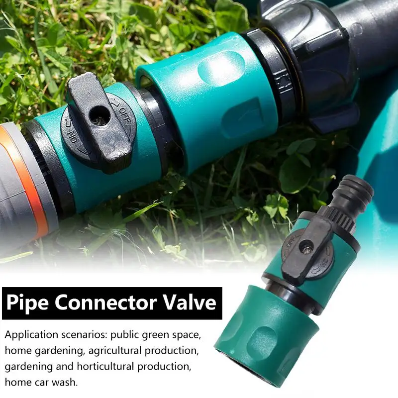 Válvula de conector de tubería, Conector de tubería de agua resistente, junta de manguera de jardín para jardinería doméstica, producción agrícola y coche familiar - imagen 4