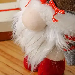 Gnomos navideños, decoración del hogar, decoración de ventanas con sombrero para sala de estar, oficina, dormitorio, mesa, manteles de ventana de escritorio, árbol