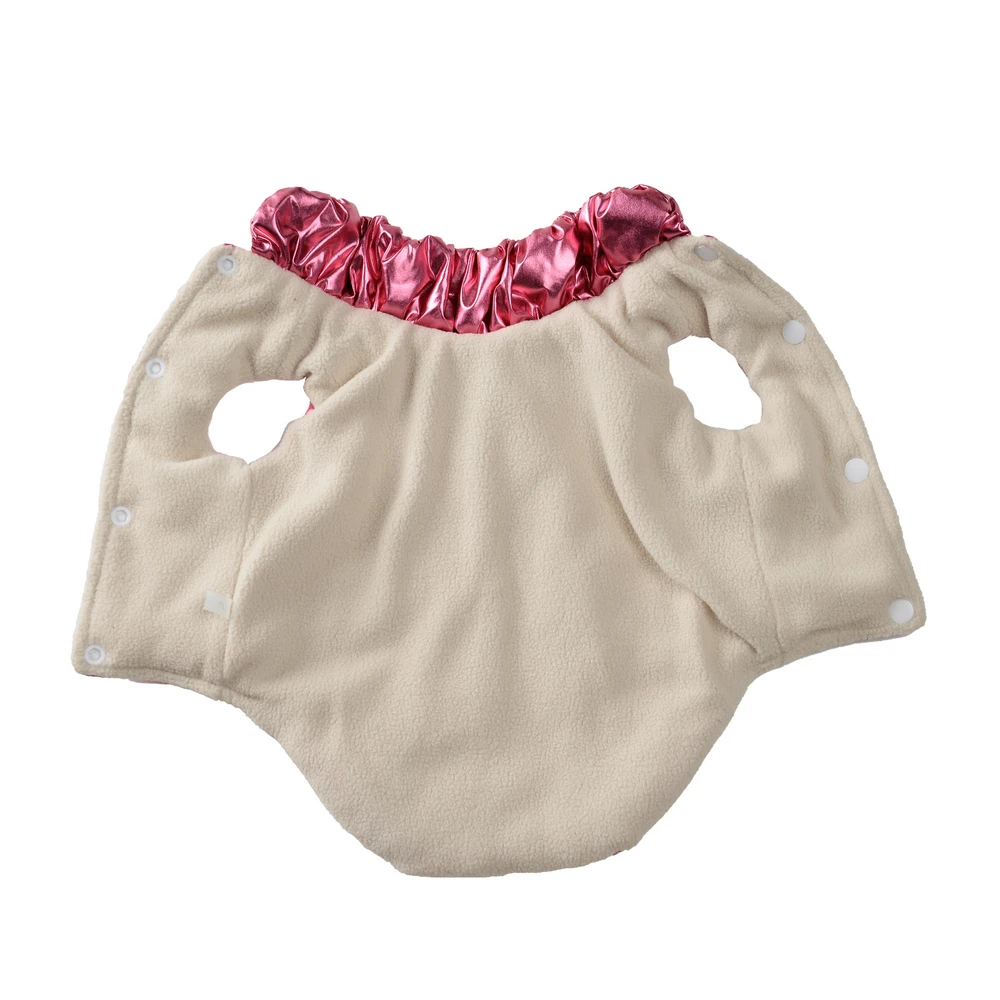 Abrigo para perro, ropa impermeable de invierno para perros pequeños y medianos, chaleco de lana cálido para cachorros, chaqueta con anillo en D, disfraz de Yorkie Chihuahua - imagen 5