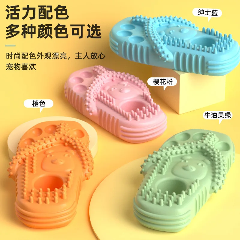 Palo Molar para perro, artefacto de limpieza dental, juguete para roer, forma de zapatilla, juguete para roer perros, productos para mascotas - imagen 3