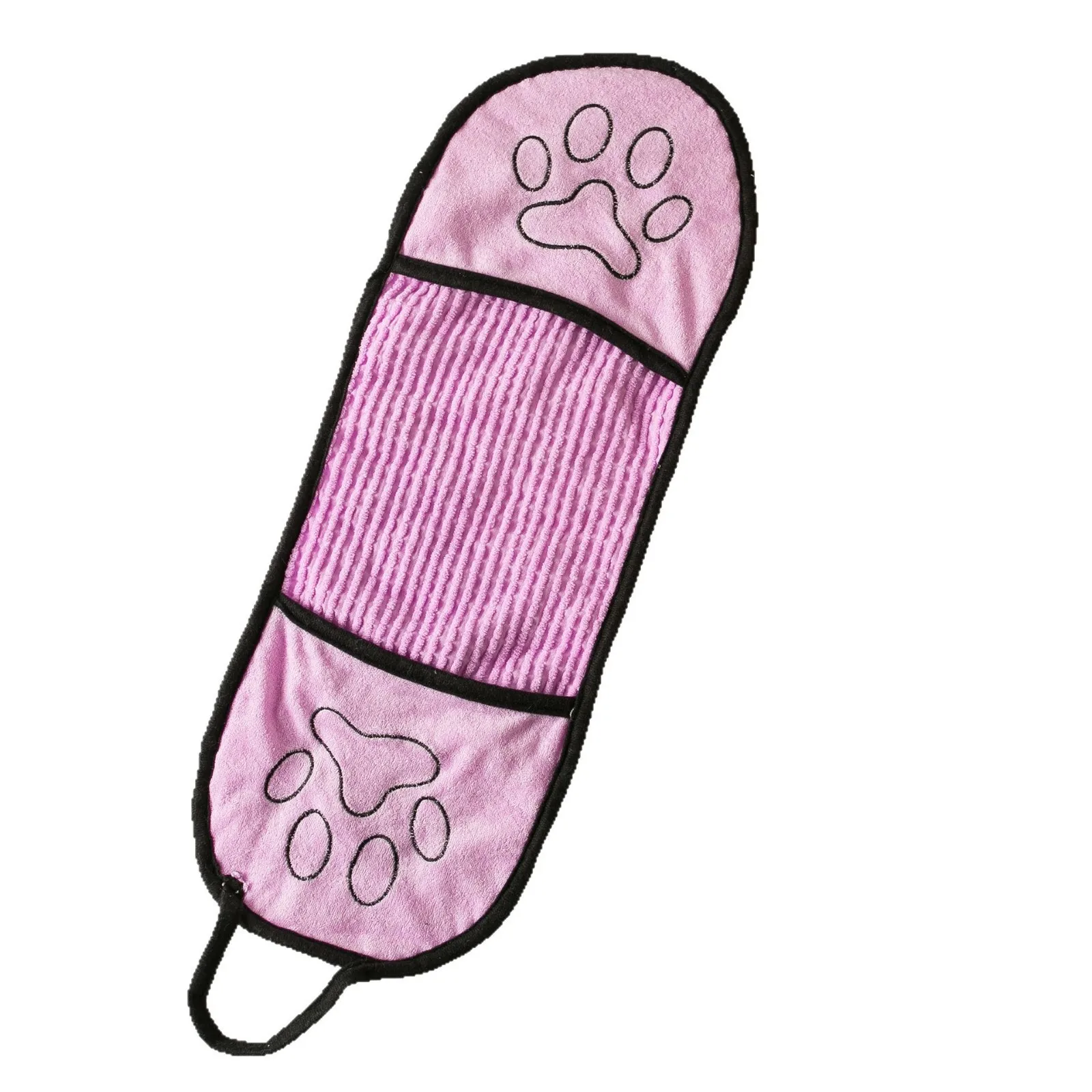 Toalla de baño de felpa para mascotas, toallas absorbentes, toallas de baño para perros, toalla seca, suministros para cachorros, manta para perros, accesorios para mascotas - imagen 5