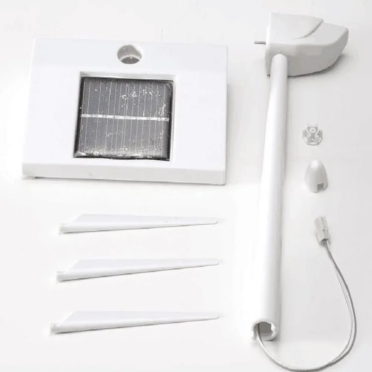 Molino de viento solar plástico para gatos – Montar y decorar jardín