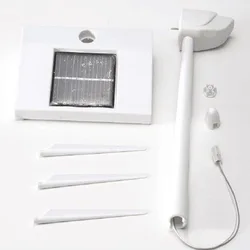 Molino de viento solar plástico para gatos – Montar y decorar jardín