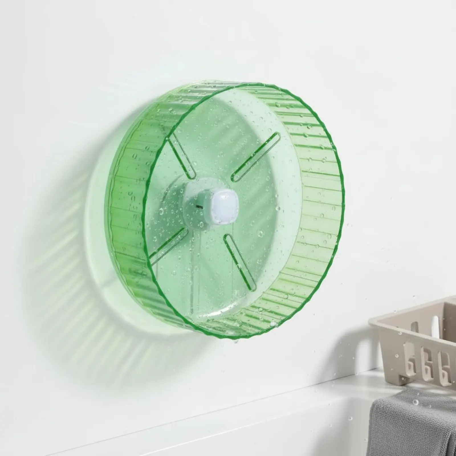 Rueda giratoria para periquitos: juguete de ejercicio silencioso - imagen 2