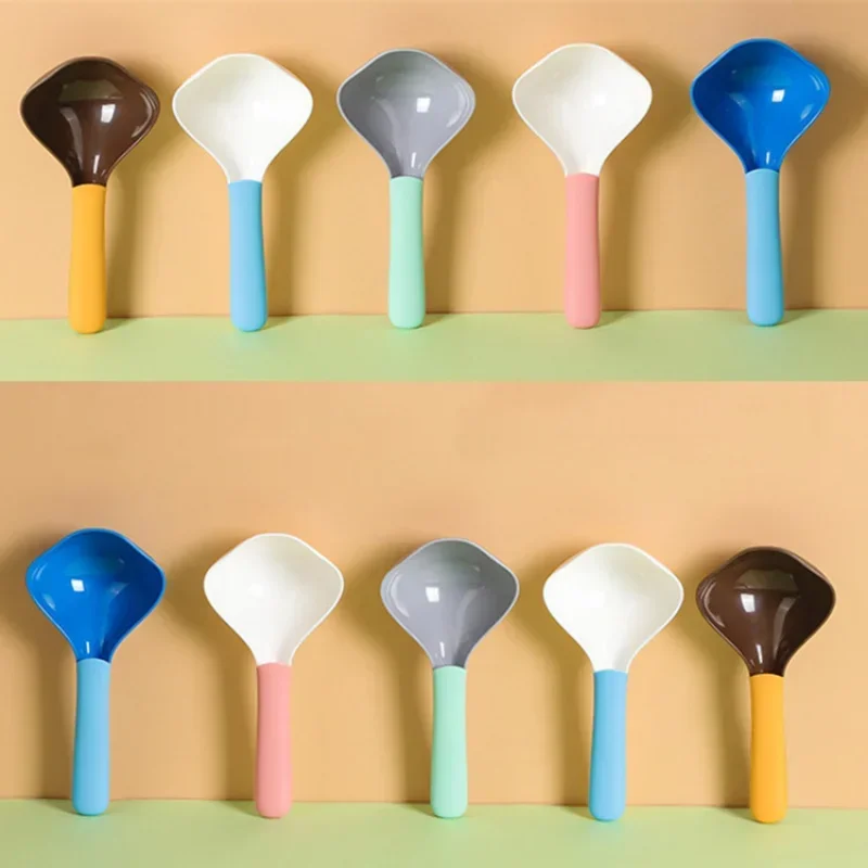 Cuchara de comida para perros, cuchara de alimentación para mascotas, cuchara de plástico de dos tonos, taza de comida para perros, cuchara medidora para gatos y perros - imagen 3