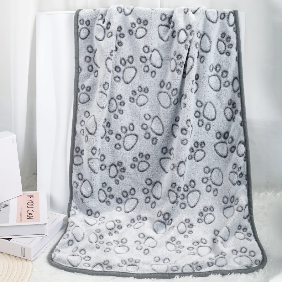 La manta de franela para mascotas para otoño e invierno se puede utilizar tanto como cama como cojín y es imprescindible para uso doméstico y viajar. - imagen 4