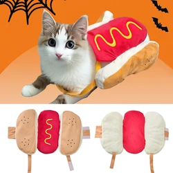 Disfraz hot dog térmico para gatos Sphynx y perros pequeños Halloween