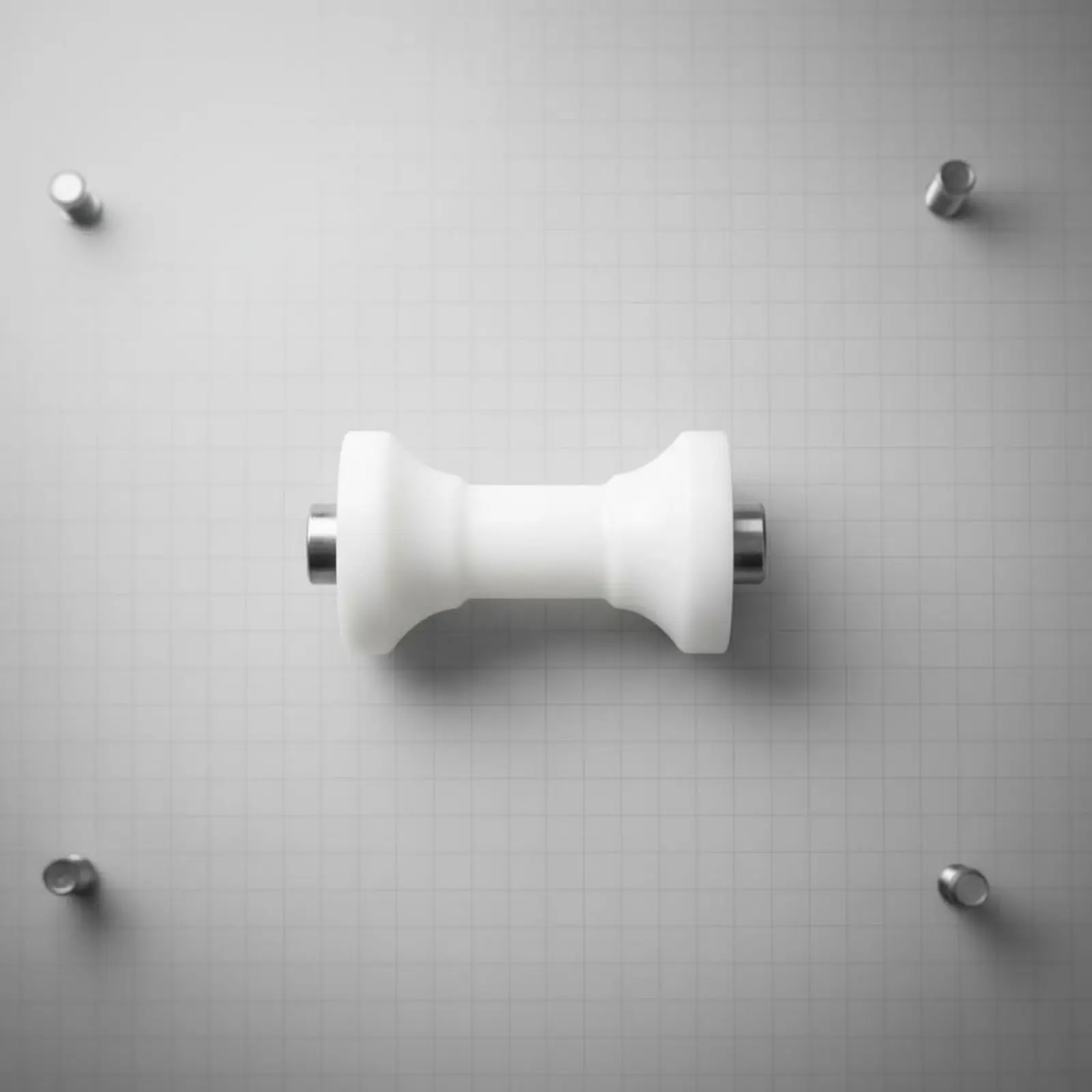 Rodillo para máquina de remo con rodamientos de acero, alta carga - imagen 5