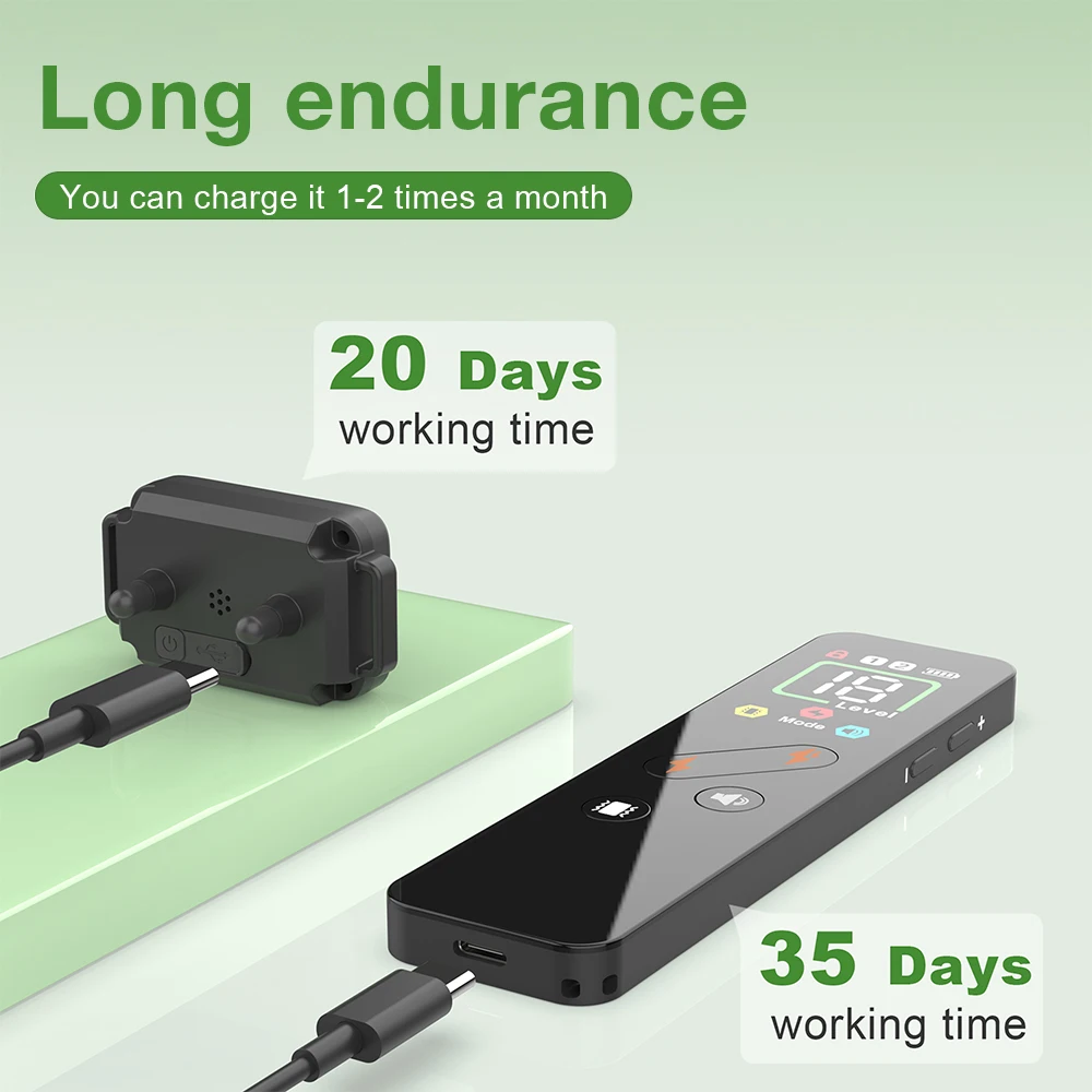 Nuevo Collar de entrenamiento para perros D25T, pantalla a Color, Control remoto, entrenador de perros, vibración de choque, Collar para dejar de ladrar para perros de todos los tamaños - imagen 4