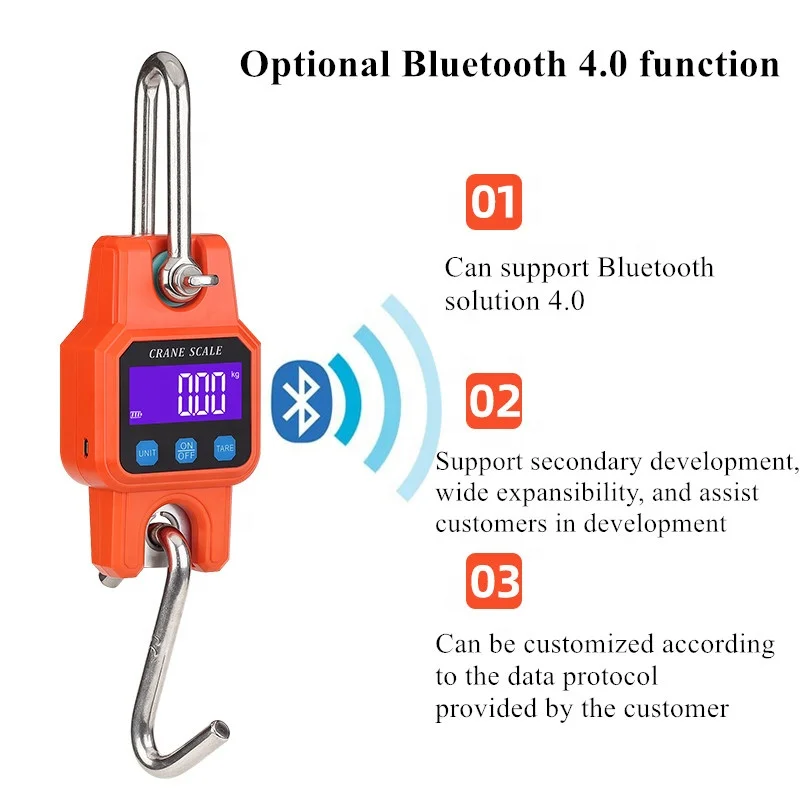Báscula colgante Bluetooth para perros grandes – Hasta 300 kg