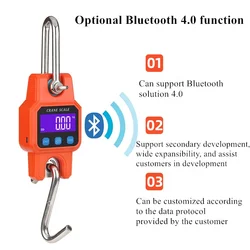 Báscula colgante Bluetooth para perros grandes – Hasta 300 kg